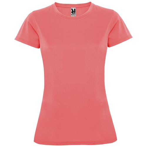 T-shirt technique publicitaire 150gr Montecarlo ROLY corail fluo